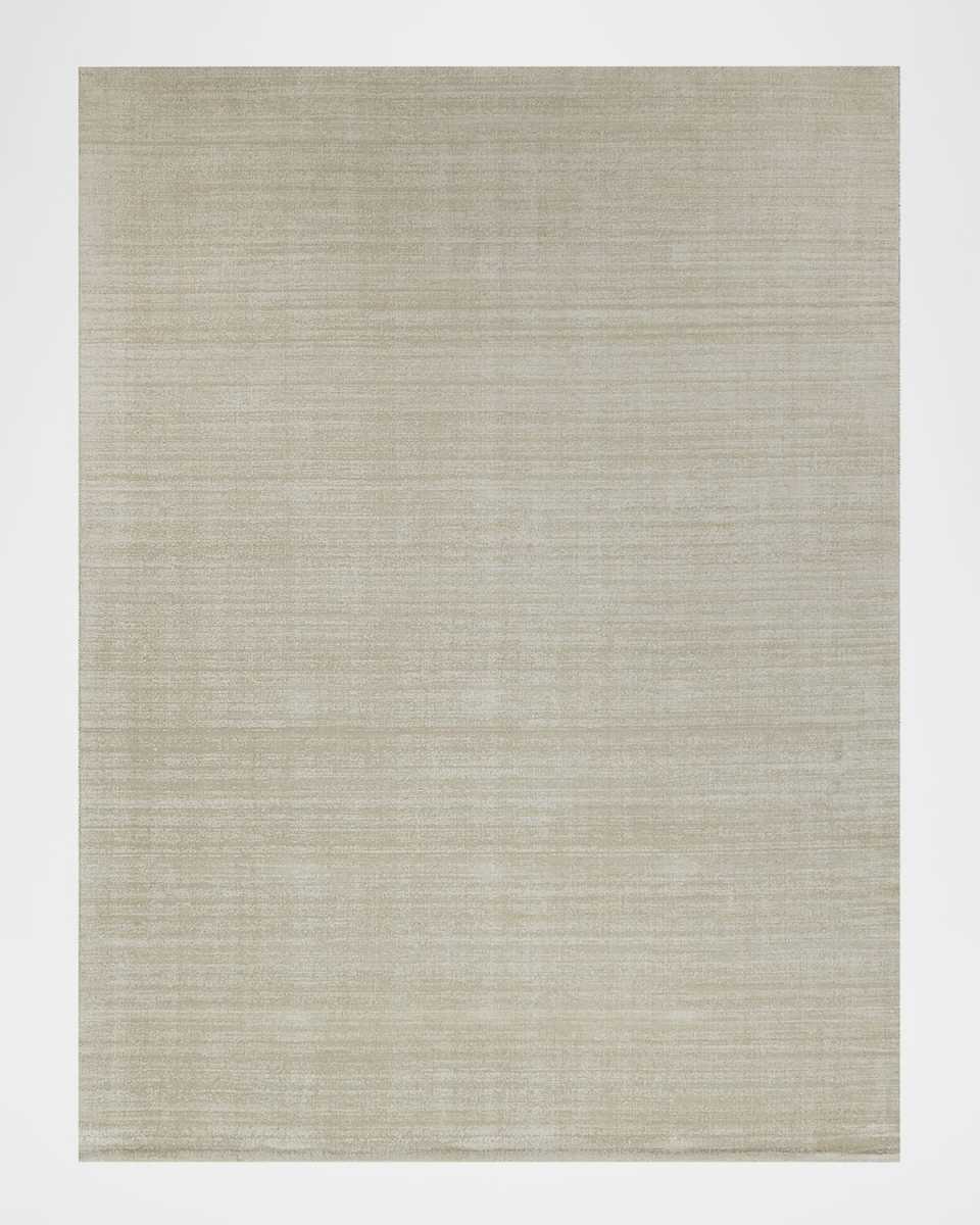 Martelli Modern Hand-Loomed Light Beige Rug, 8' x 10'